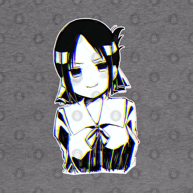 Kaguya-sama aesthetic cute pouting face by sadpanda